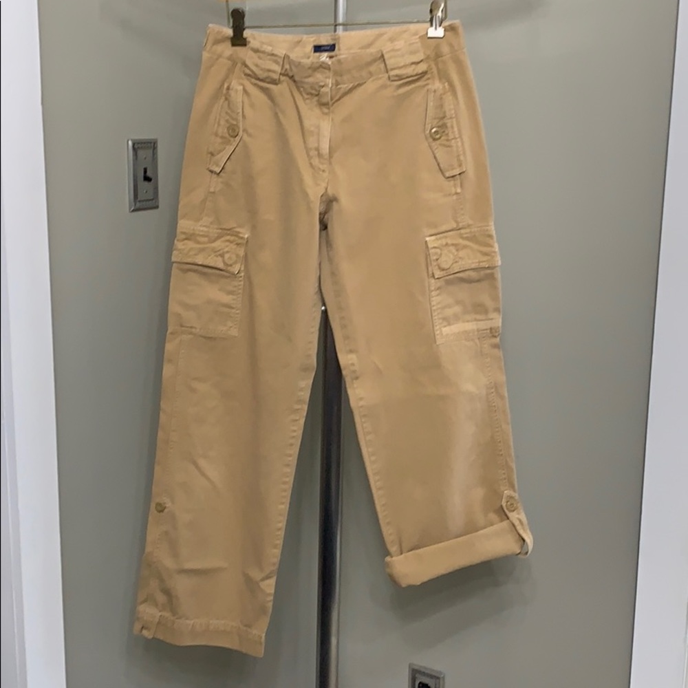 J. Crew khaki convertible cargo pants